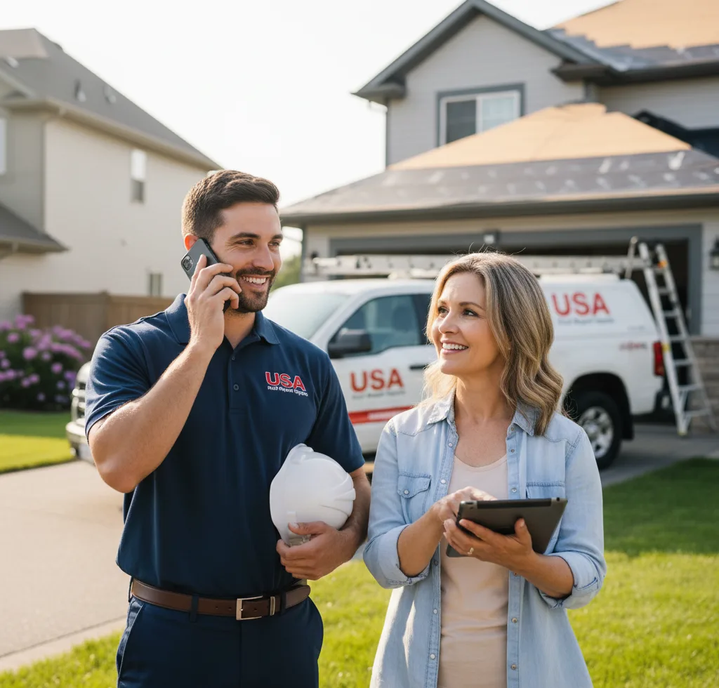 USA Roof Repair Experts customer support in Lawnside